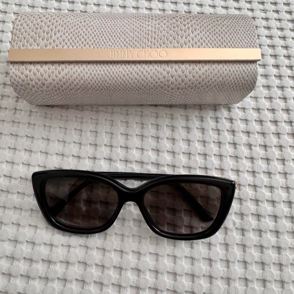 Jimmy Choo Sleek Black Sunglasses
